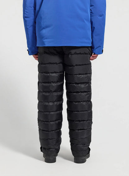 Quilted down trousers men Surge black