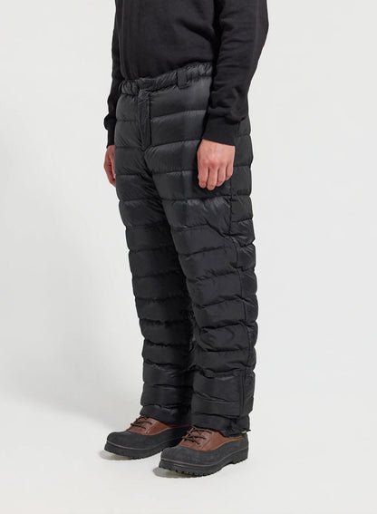 Quilted down trousers men Surge black
