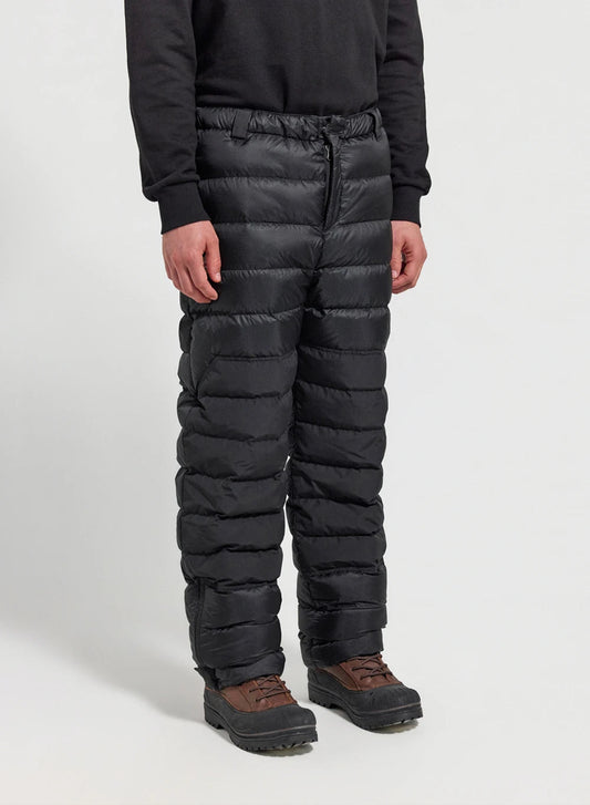 Quilted down trousers men Surge black