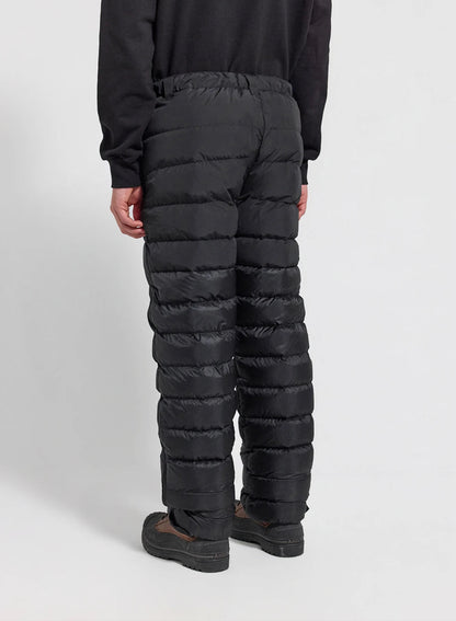Quilted down trousers men Surge black
