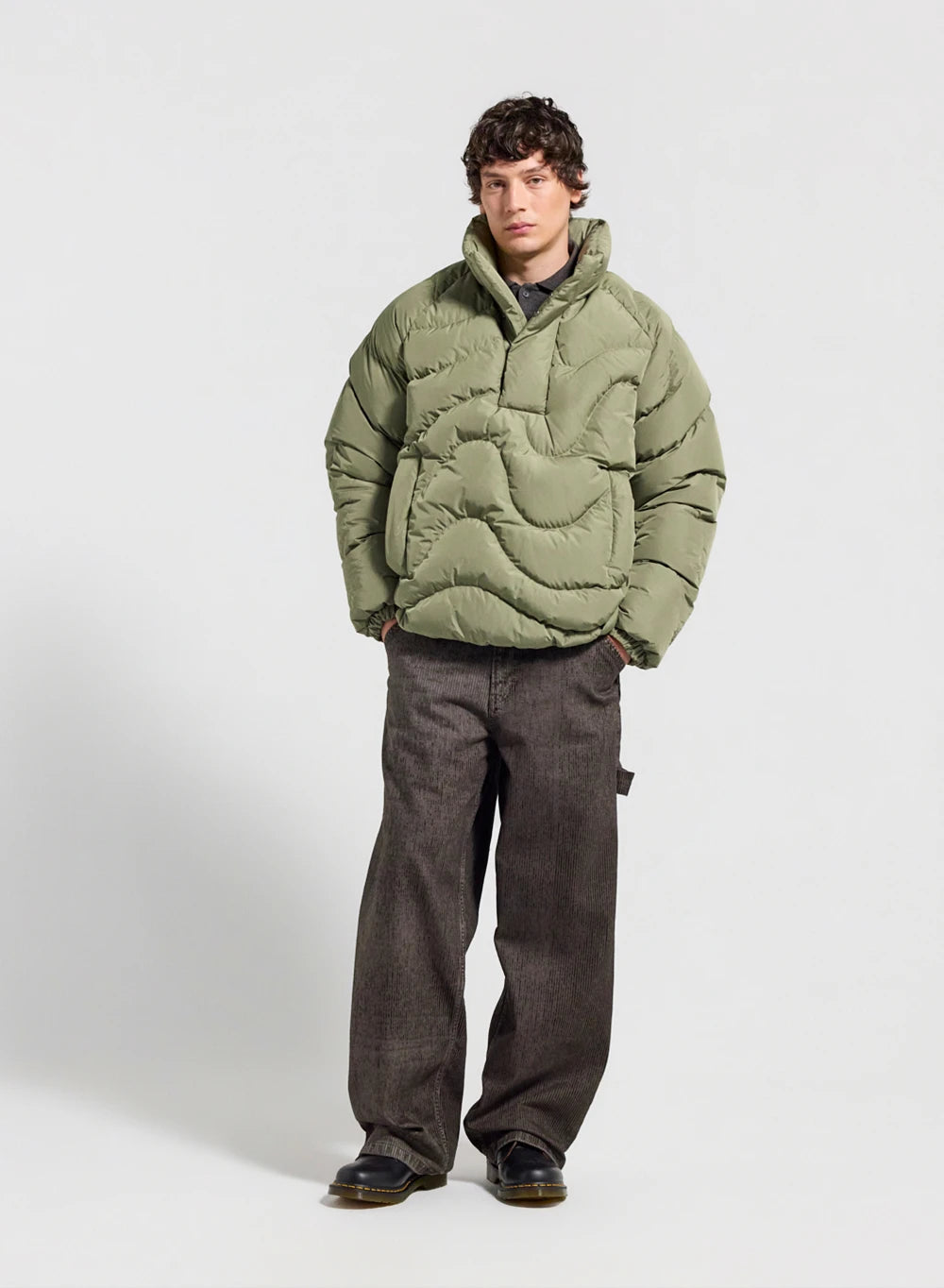 Unisex Pyrenex Cairns light khaki down jacket