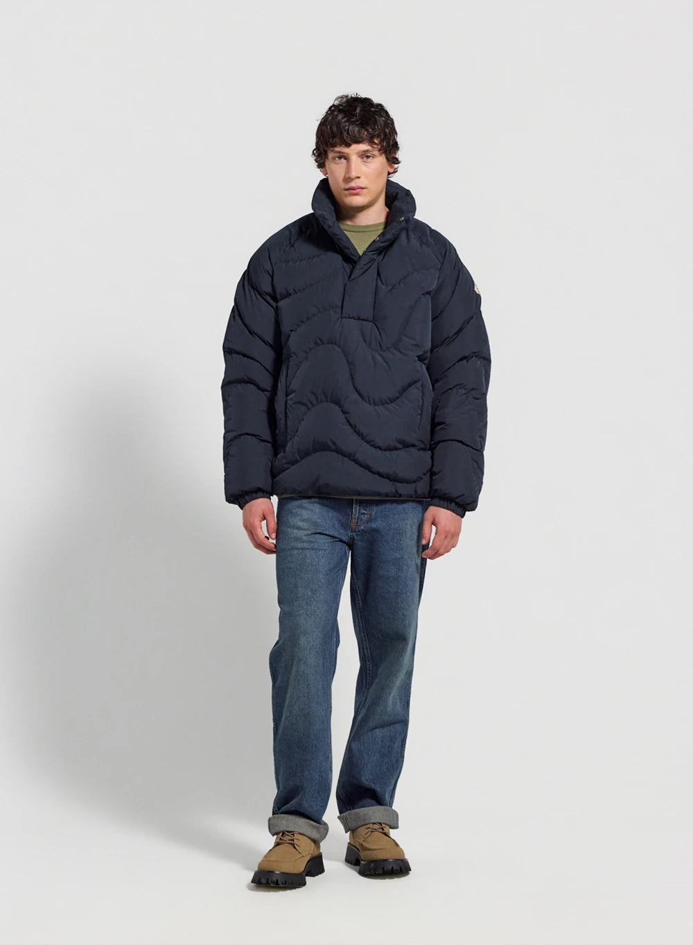 Unisex Pyrenex Cairns dark blue down jacket