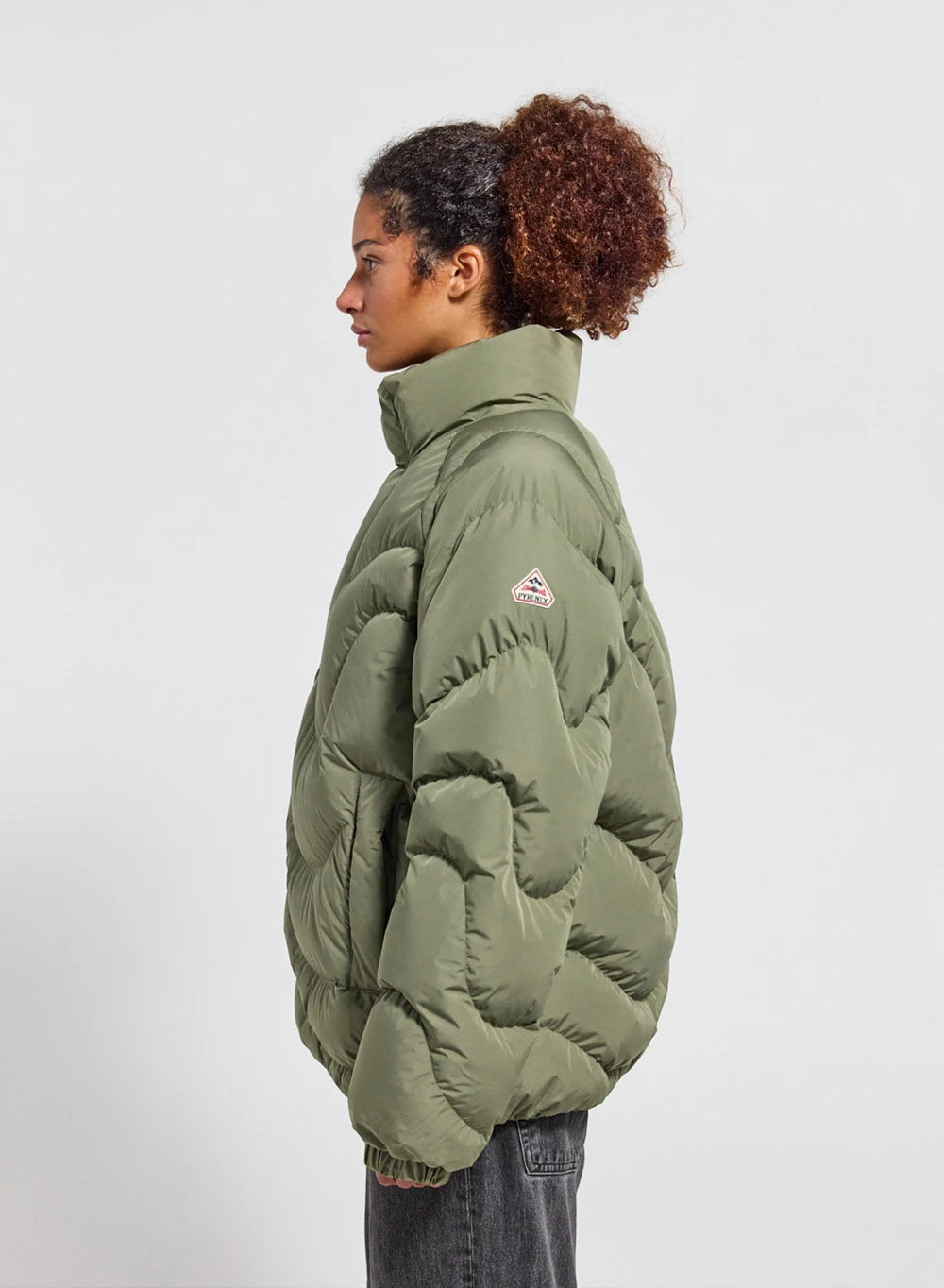 Unisex Pyrenex Cairns light khaki down jacket