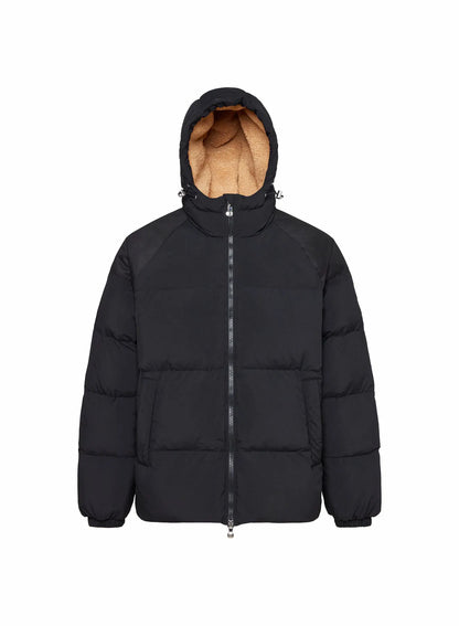 Pyrenex Retro Sten black unisex natural down jacket