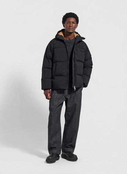 Pyrenex Retro Sten black unisex natural down jacket