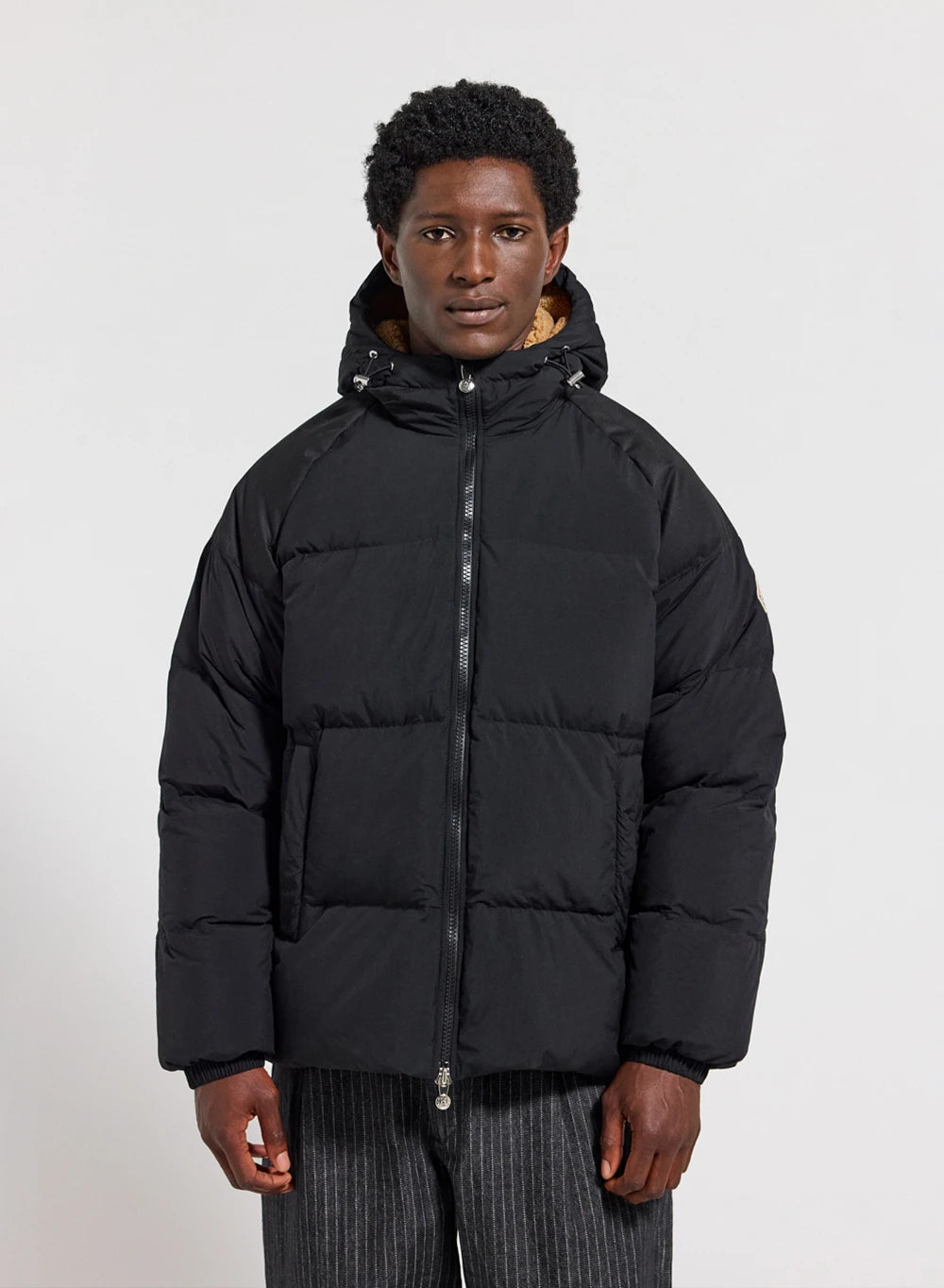 Pyrenex Retro Sten black unisex natural down jacket