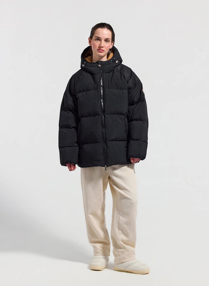 Pyrenex Retro Sten black unisex natural down jacket