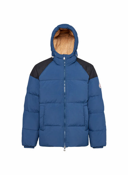 Pyrenex Retro Sten petrol blue unisex natural down jacket