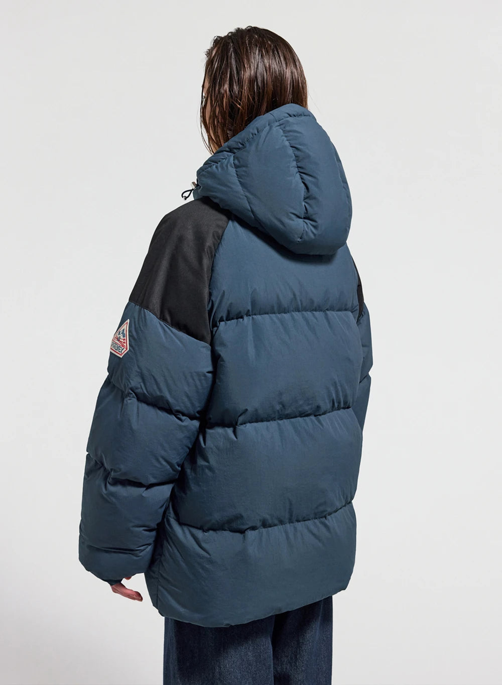 Pyrenex Retro Sten petrol blue unisex natural down jacket