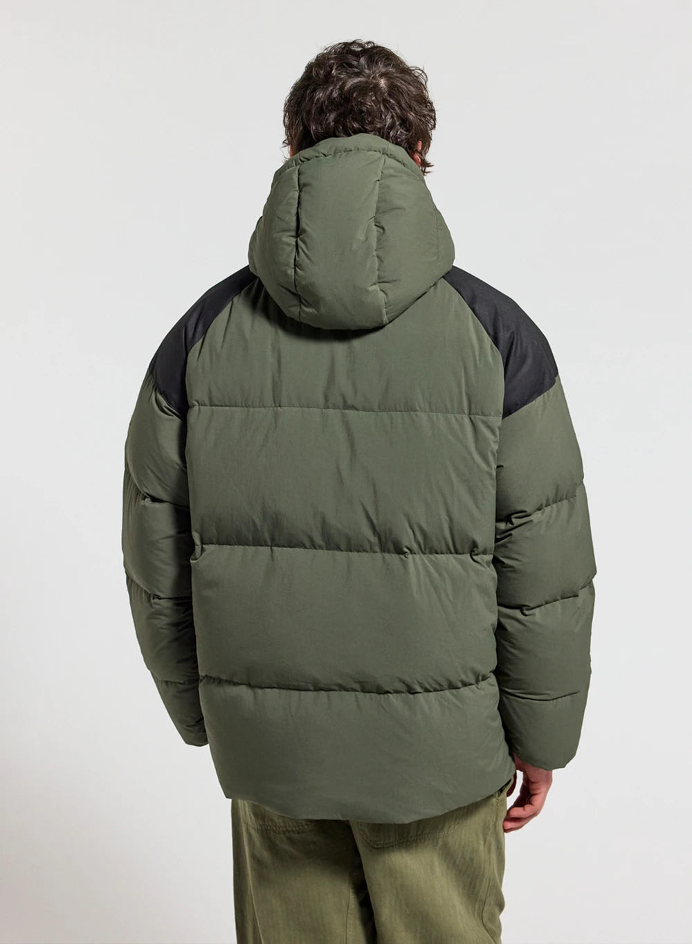 Pyrenex Retro Sten dark khaki unisex natural down jacket