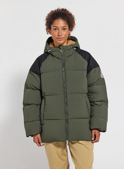 Pyrenex Retro Sten dark khaki unisex natural down jacket