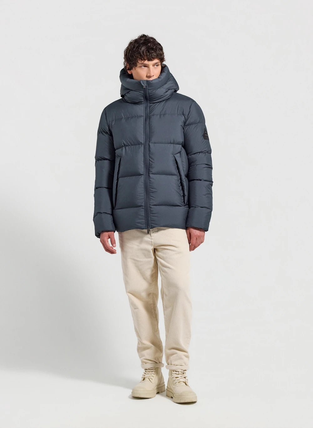 Pyrenex Barry Mat made in France dark blue down jacket
