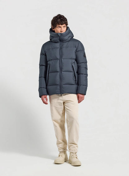 Pyrenex Barry Mat made in France dark blue down jacket