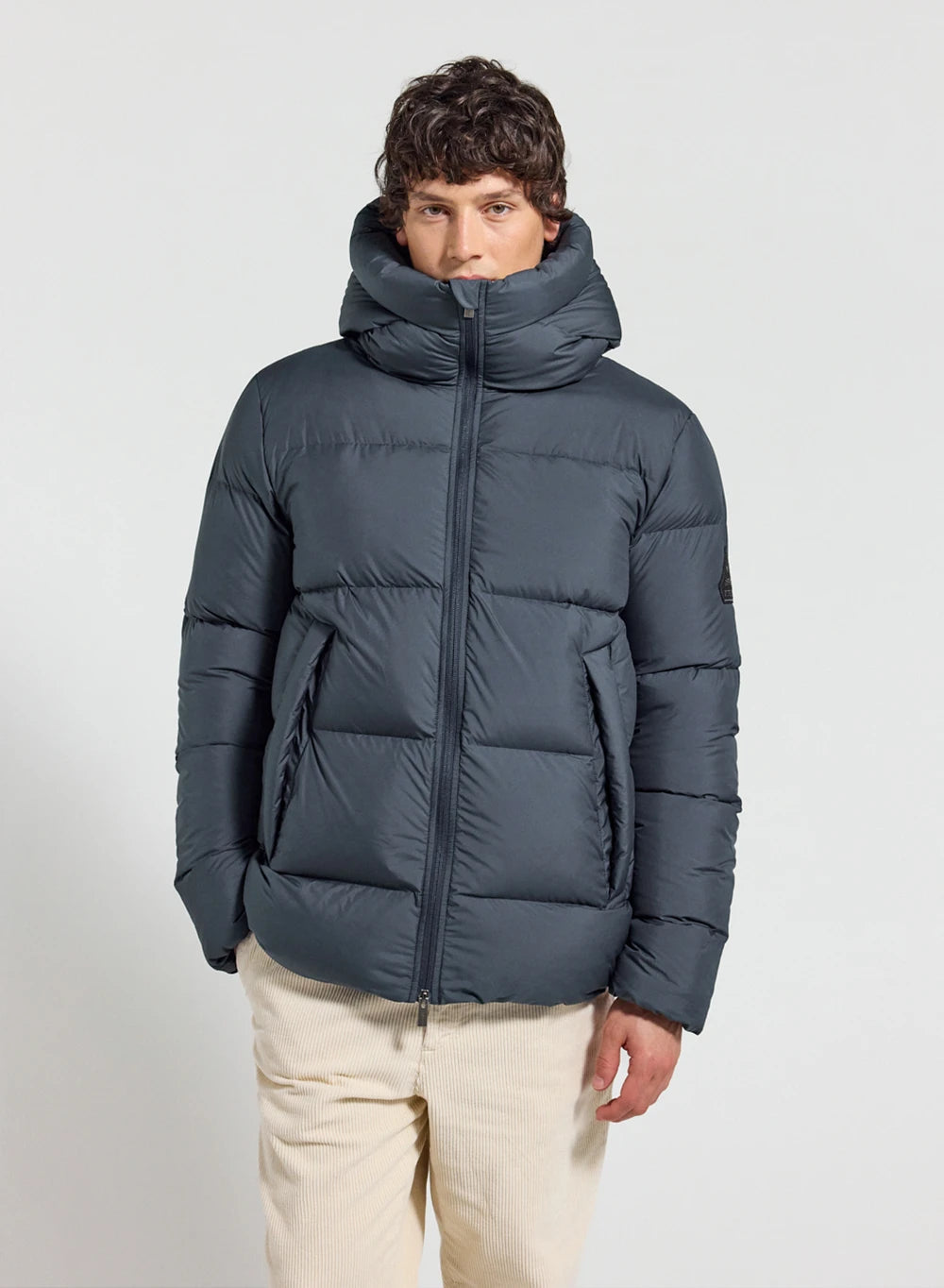 Pyrenex Barry Mat made in France dark blue down jacket