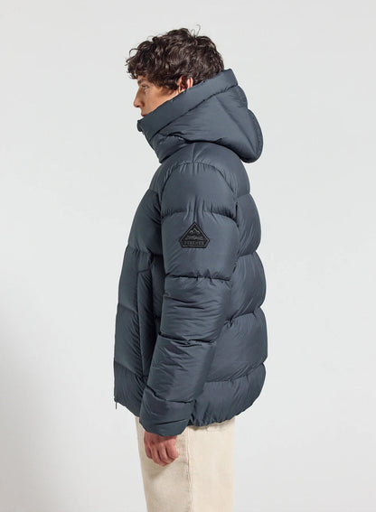 Pyrenex Barry Mat made in France dark blue down jacket