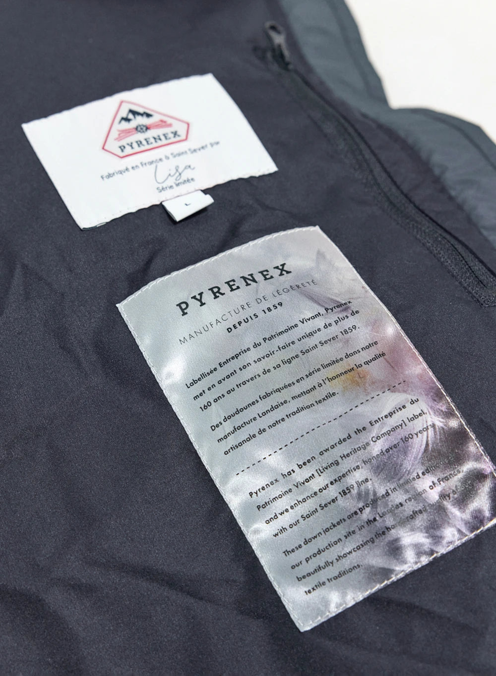 Pyrenex Barry Mat made in France dark blue down jacket