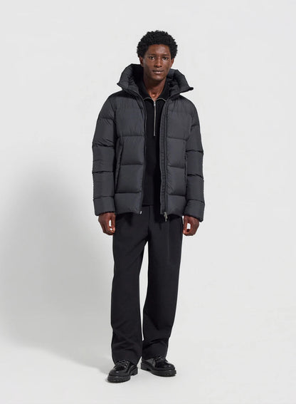 Pyrenex Barry Mat black made-in-France down jacket