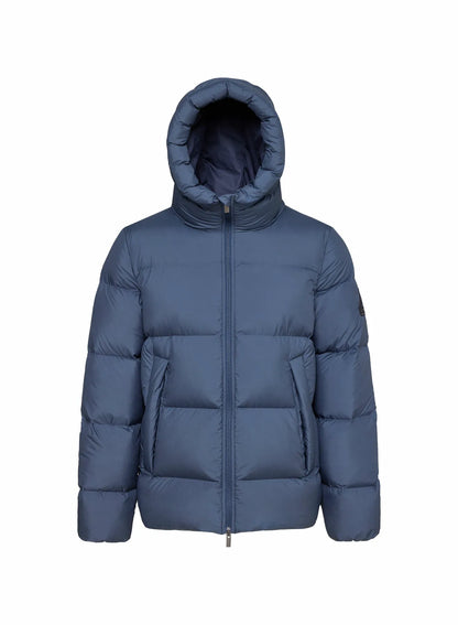 Pyrenex Barry Mat made in France dark blue down jacket