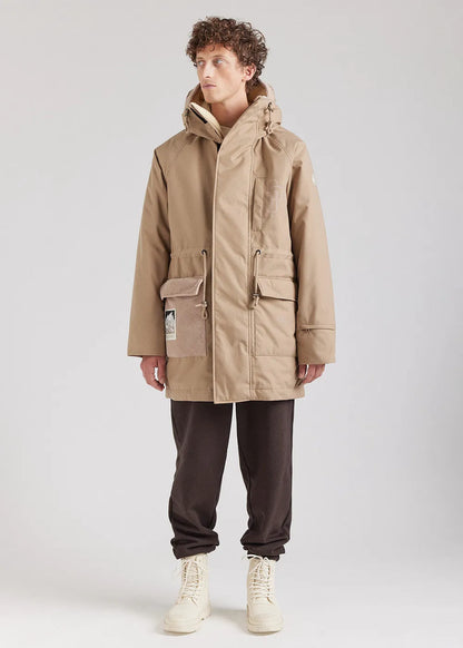 Men's winter parka Pyrenex x Supakitch PRK Light Taupe