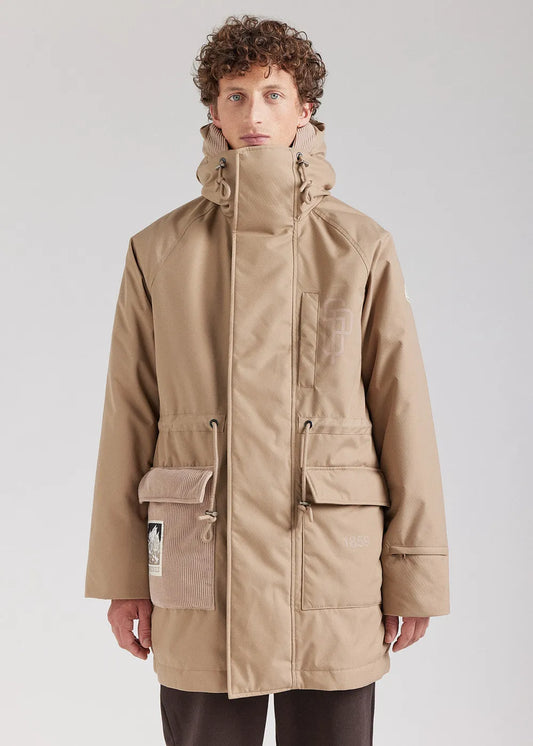 Men's winter parka Pyrenex x Supakitch PRK Light Taupe