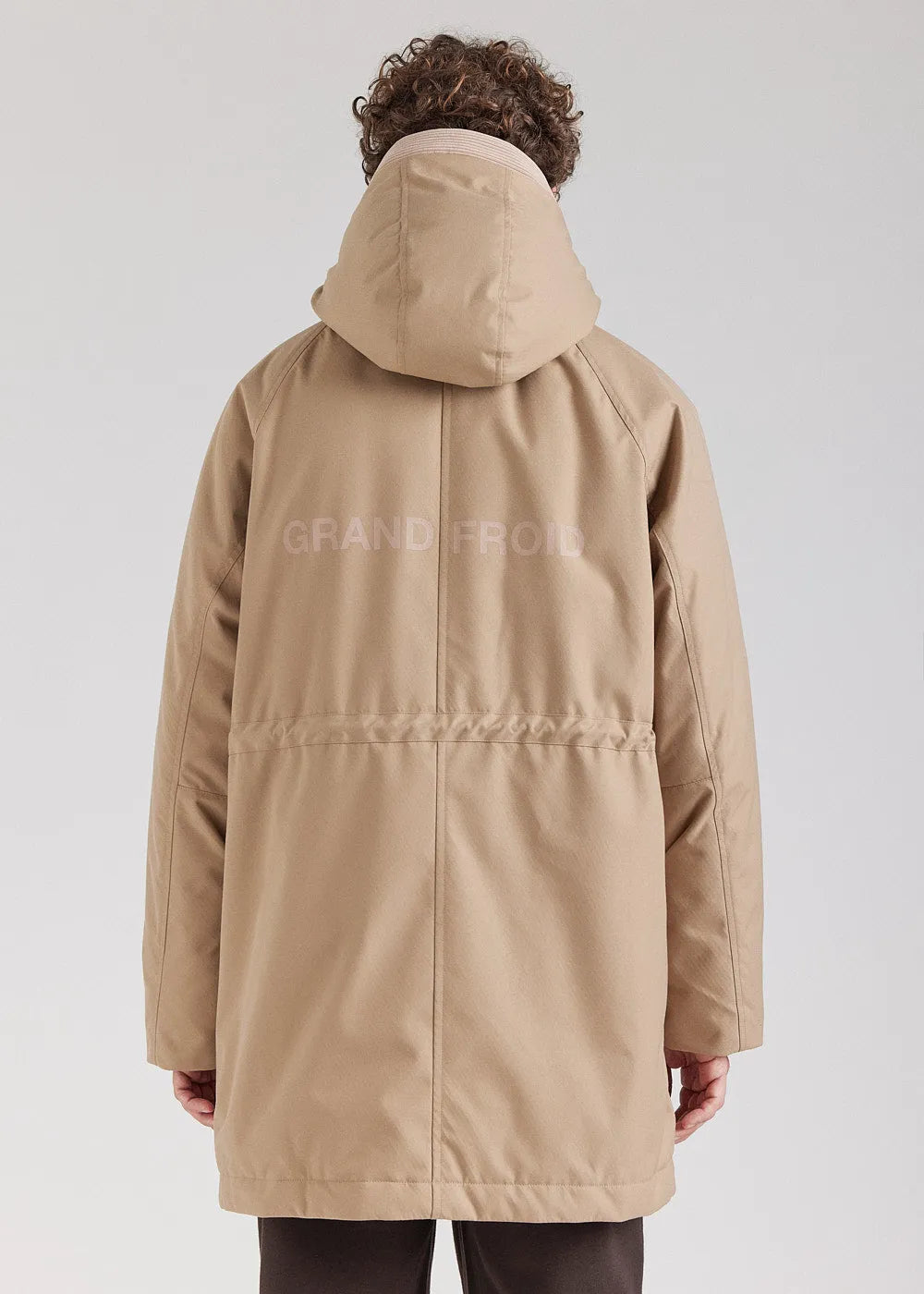 Men's winter parka Pyrenex x Supakitch PRK Light Taupe