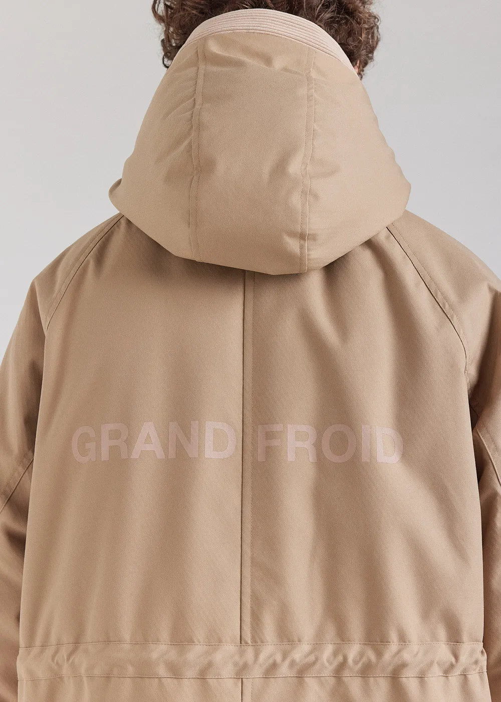 Men's winter parka Pyrenex x Supakitch PRK Light Taupe