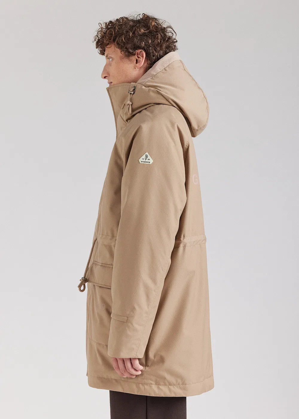 Men's winter parka Pyrenex x Supakitch PRK Light Taupe