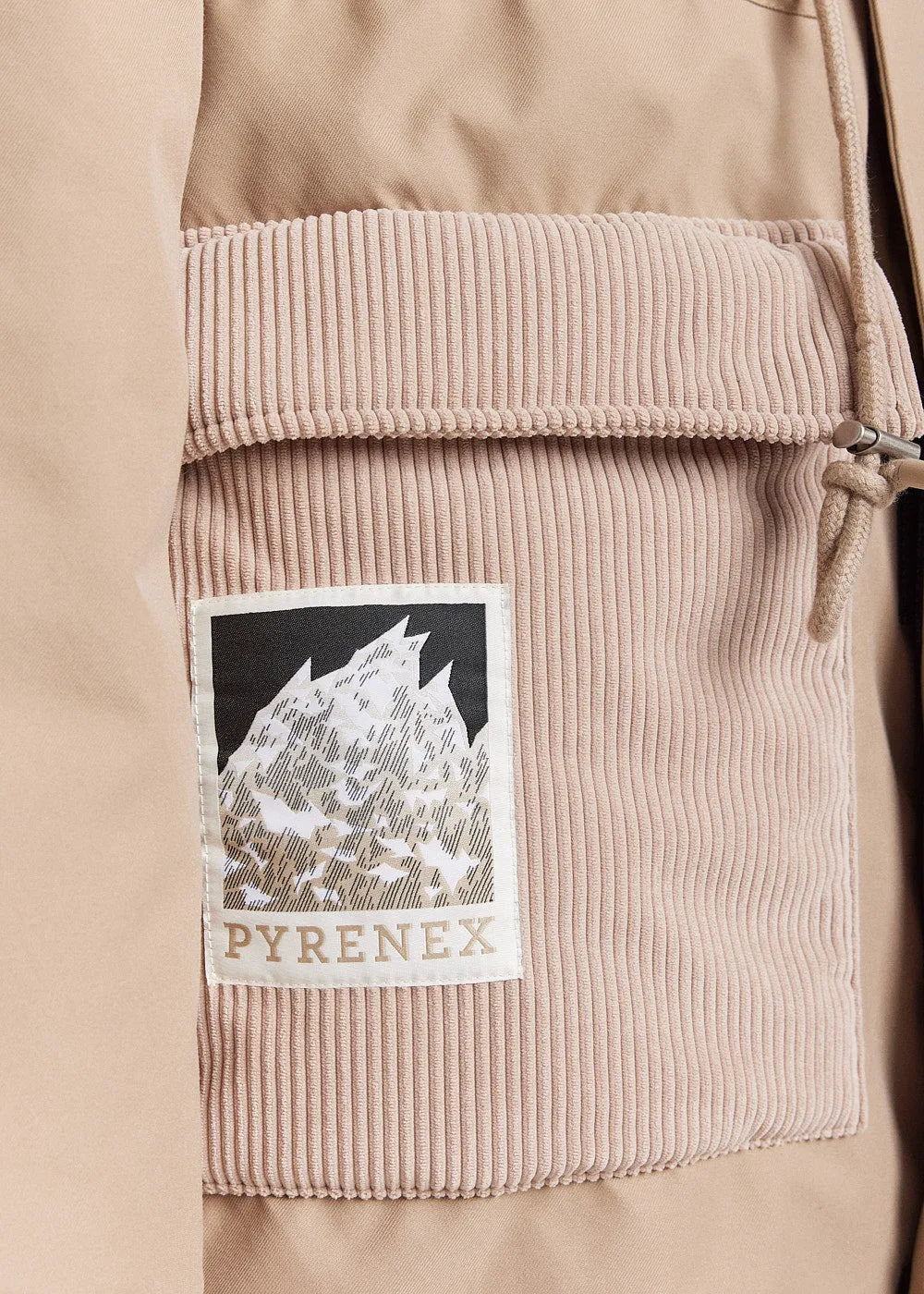 Men's winter parka Pyrenex x Supakitch PRK Light Taupe