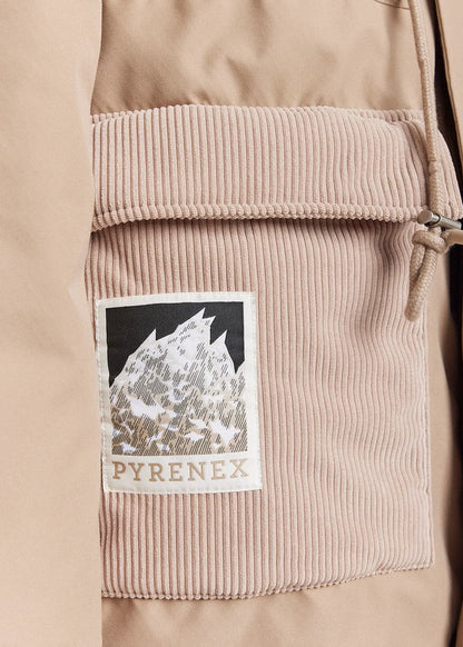 Men's winter parka Pyrenex x Supakitch PRK Light Taupe