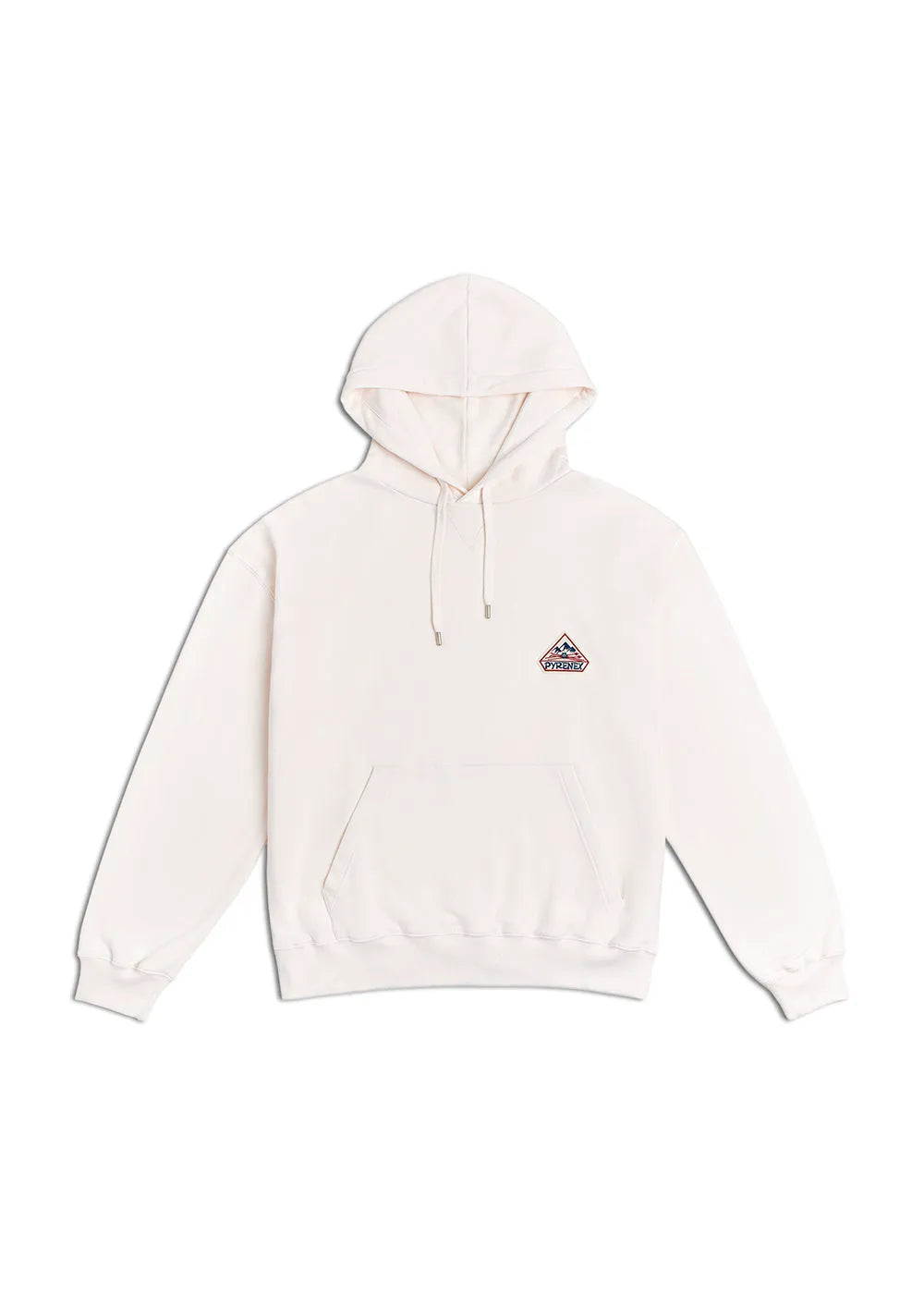 Pyrenex Journey Chalk unisex organic cotton hoodie