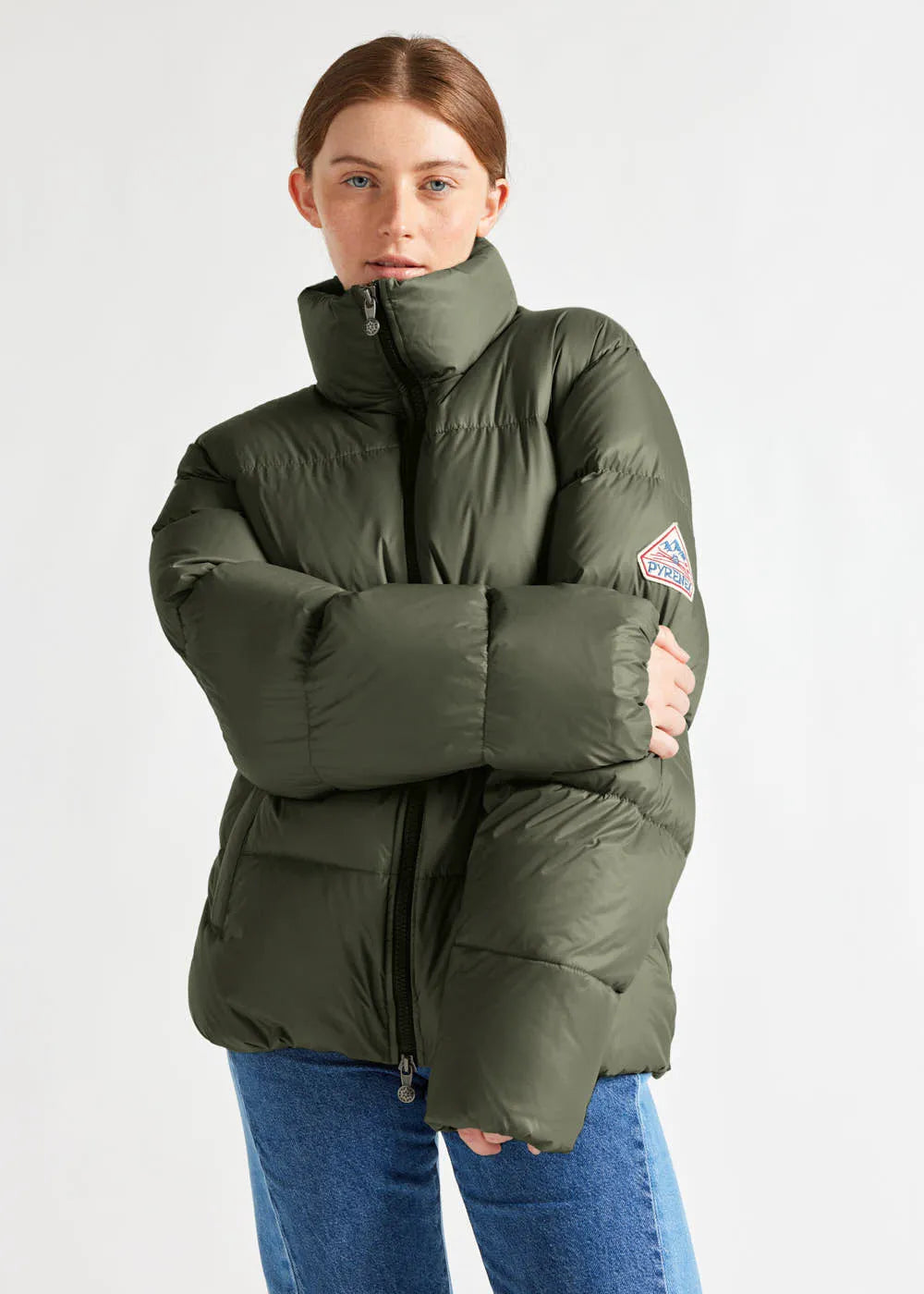 Unisex down jacket Pyrenex Shift in matte fabric Deep khaki