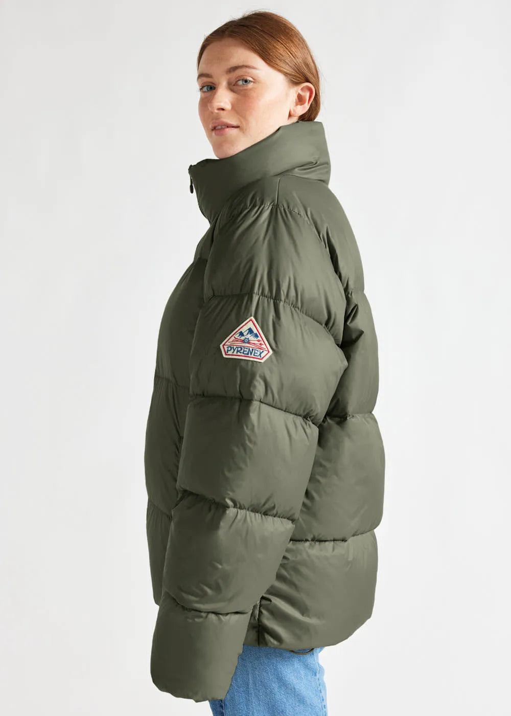 Unisex down jacket Pyrenex Shift in matte fabric Deep khaki
