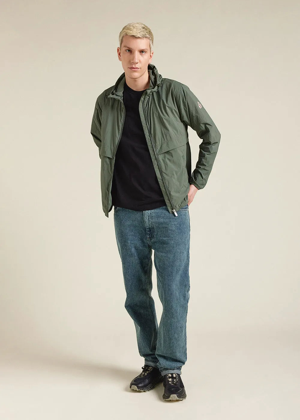 Ridge Jungle unisex hooded windbreaker