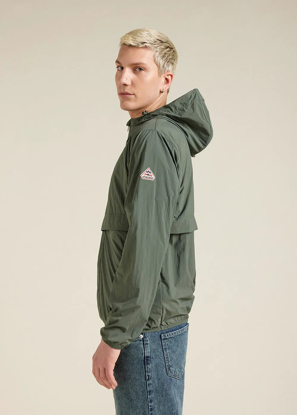 Ridge Jungle unisex hooded windbreaker