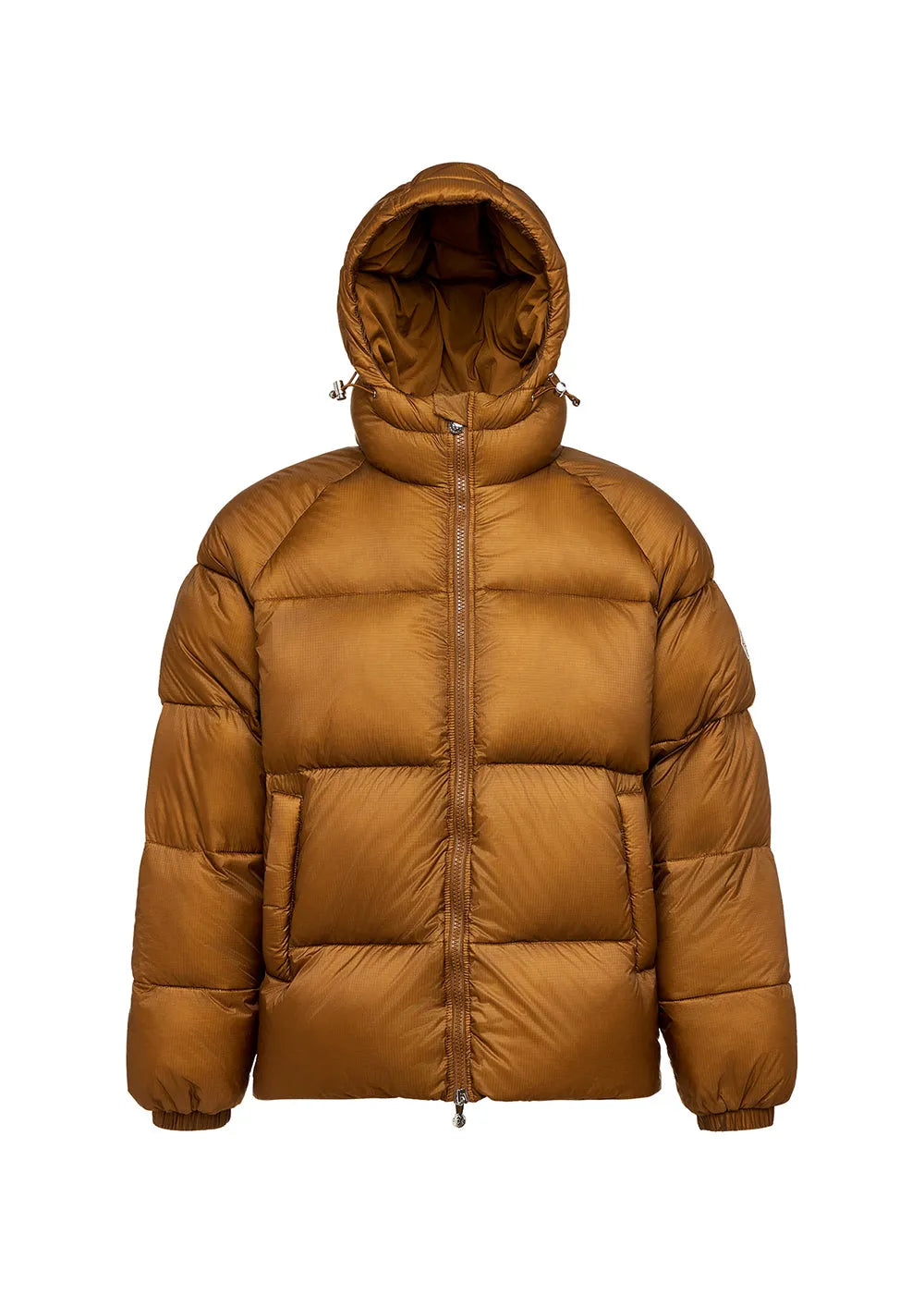 Unisex pyrenex Sten ripstop bronze brown down jacket