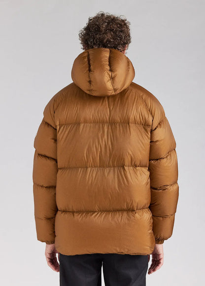 Unisex pyrenex Sten ripstop bronze brown down jacket