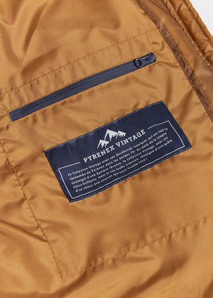 Unisex pyrenex Sten ripstop bronze brown down jacket