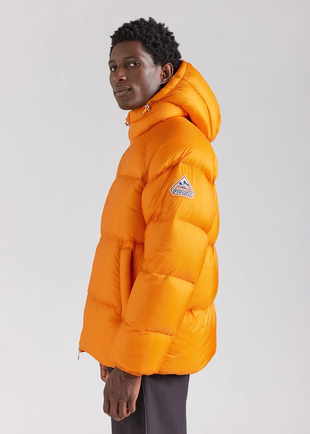 Unisex down jacket pyrenex Sten ripstop cadmium yellow