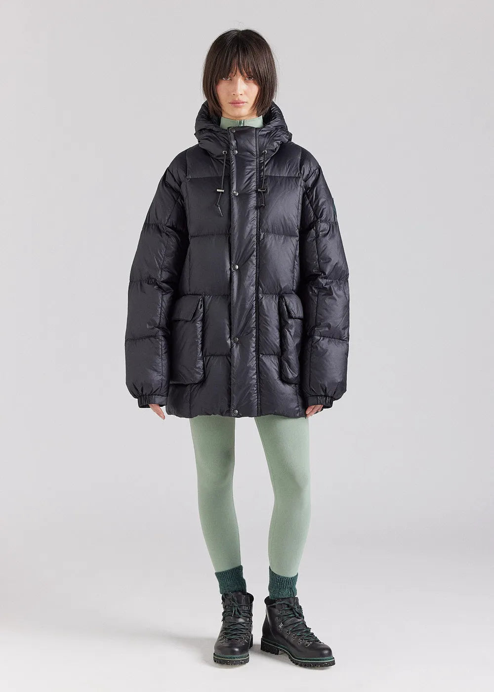Unisex down jacket Audoubert Pyrenex x Paraboot black