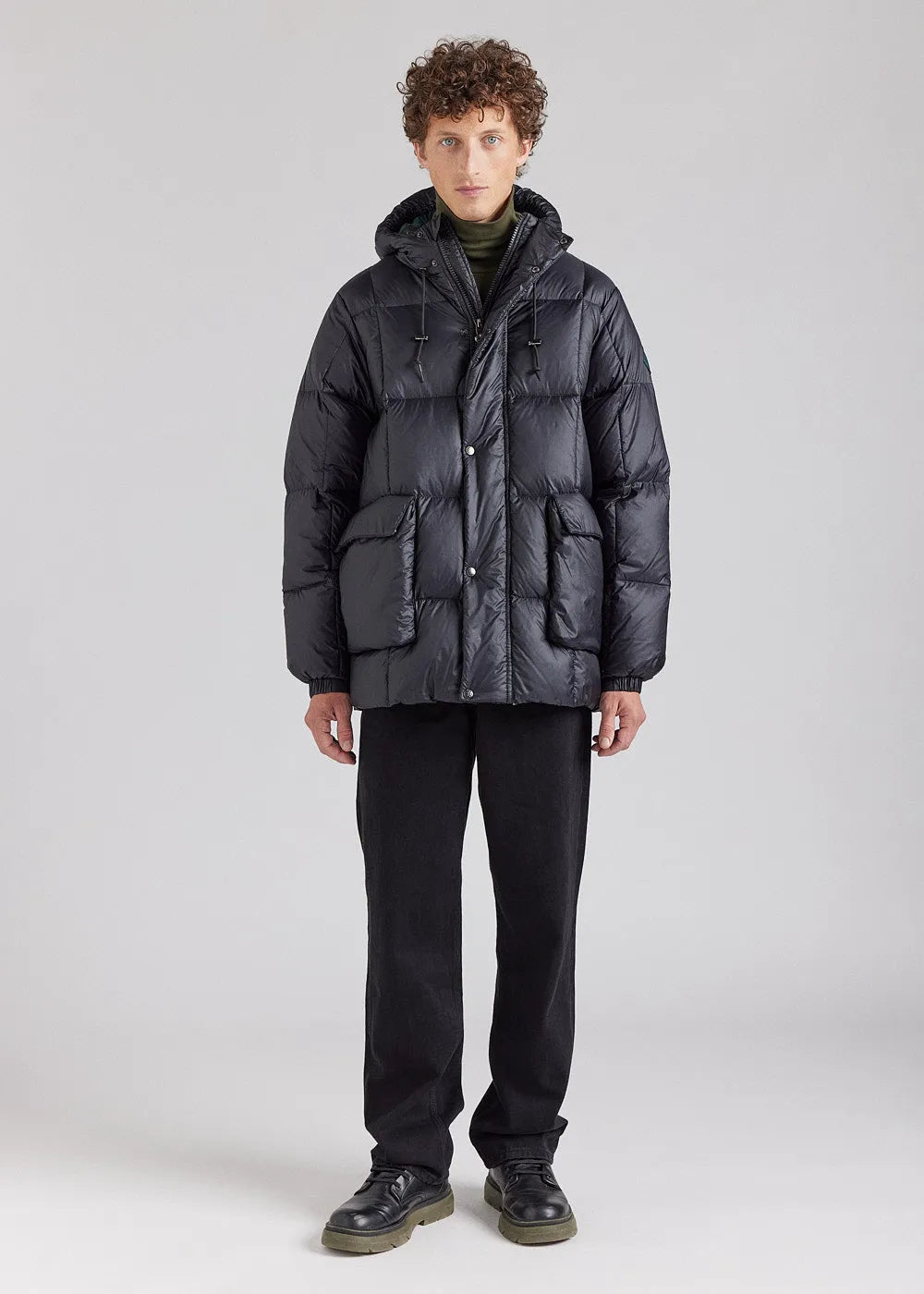 Unisex down jacket Audoubert Pyrenex x Paraboot black
