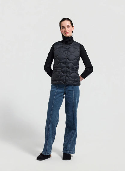 Pyrenex Orite Vest black ultra-lightweight sleeveless women's down jacket