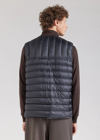 Reversible sleeveless gilet for men Pyrenex Ando deep khaki