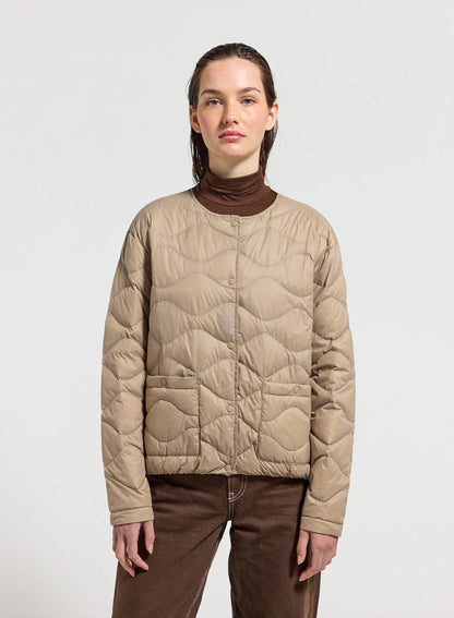 Pyrenex Orite beige ultra-lightweight women's down jacket