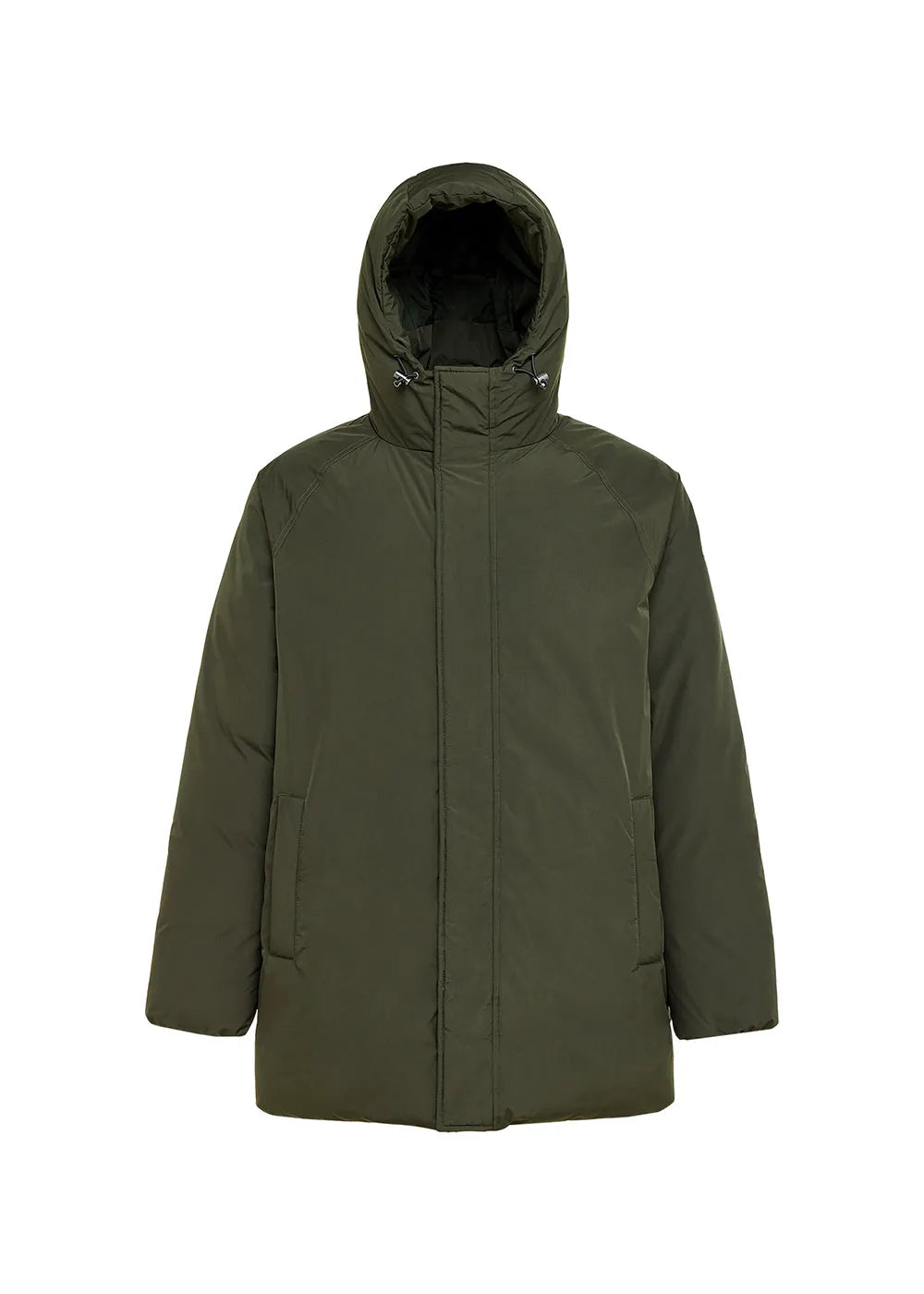 Hooded parka for men Pyrenex Spark in natural down khaki