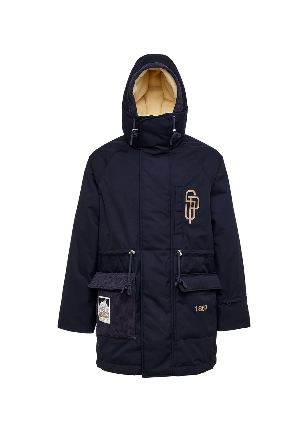 Men's winter parka Pyrenex x Supakitch PRK Deep Ink