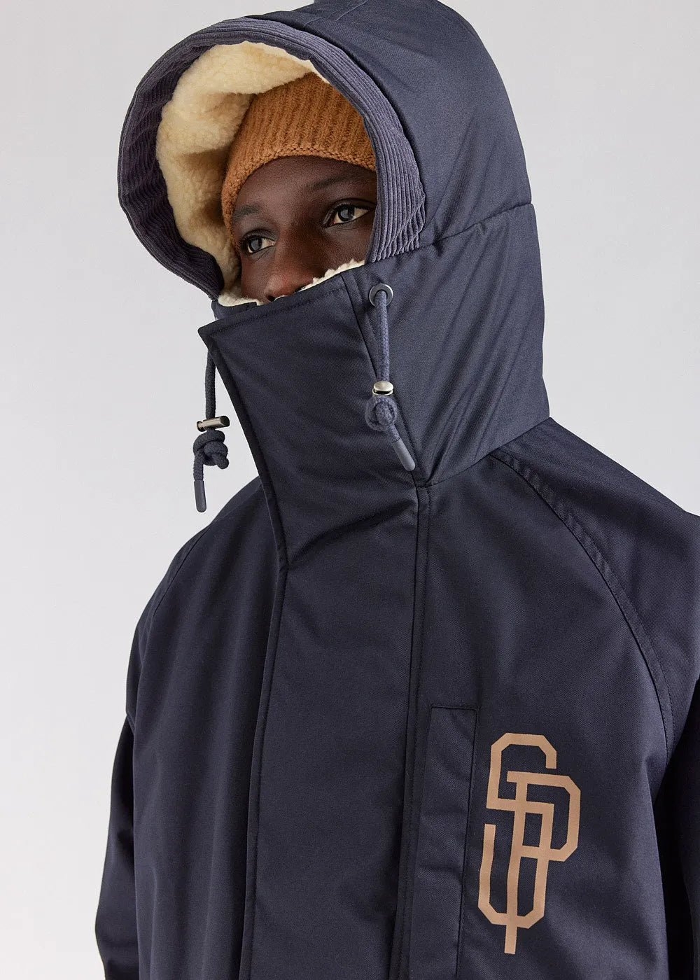 Men's winter parka Pyrenex x Supakitch PRK Deep Ink