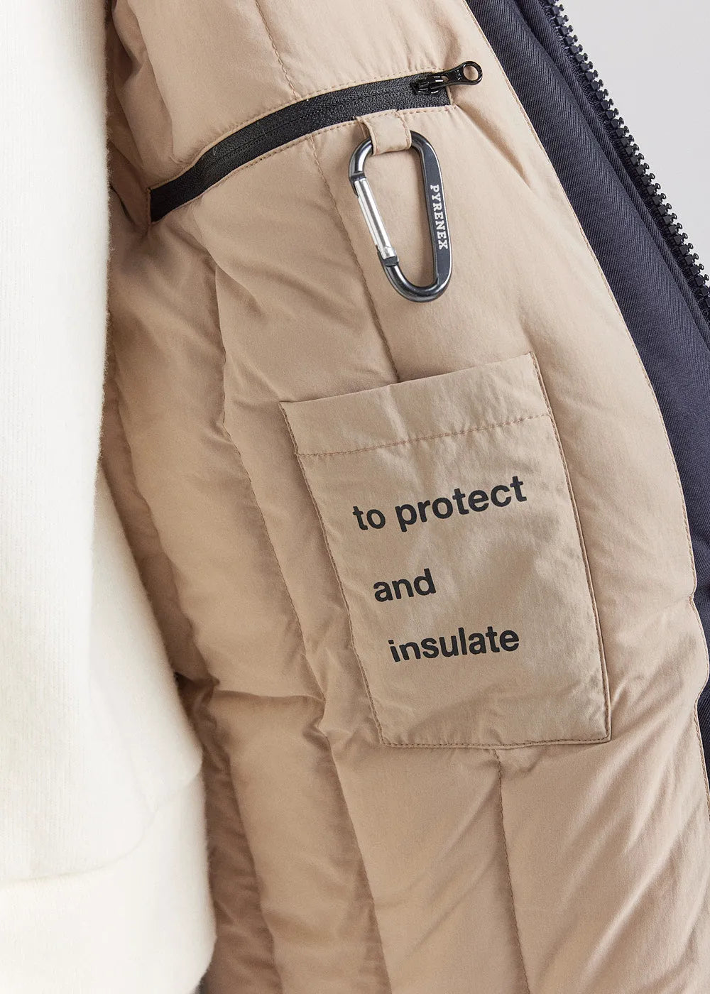 Men's winter parka Pyrenex x Supakitch PRK Deep Ink