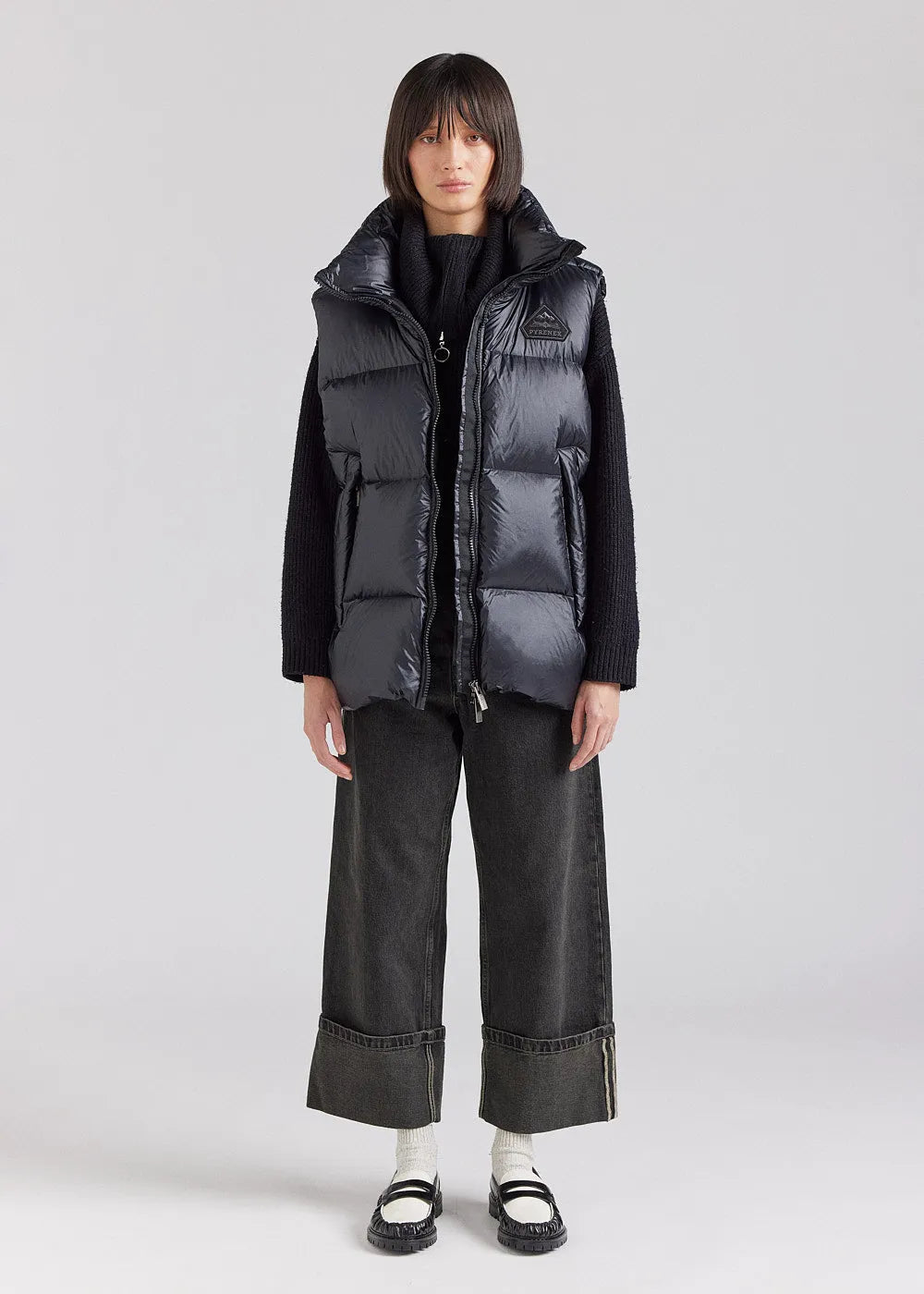 Sleeveless down jacket made in France Pyrenex Barry Vest 2 black