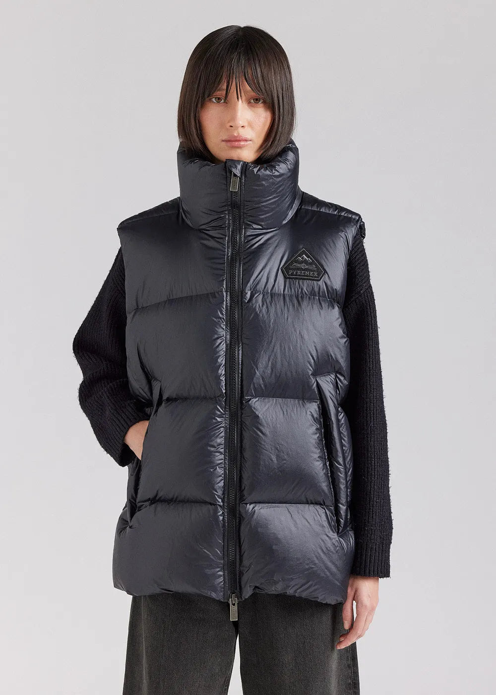 Sleeveless down jacket made in France Pyrenex Barry Vest 2 black