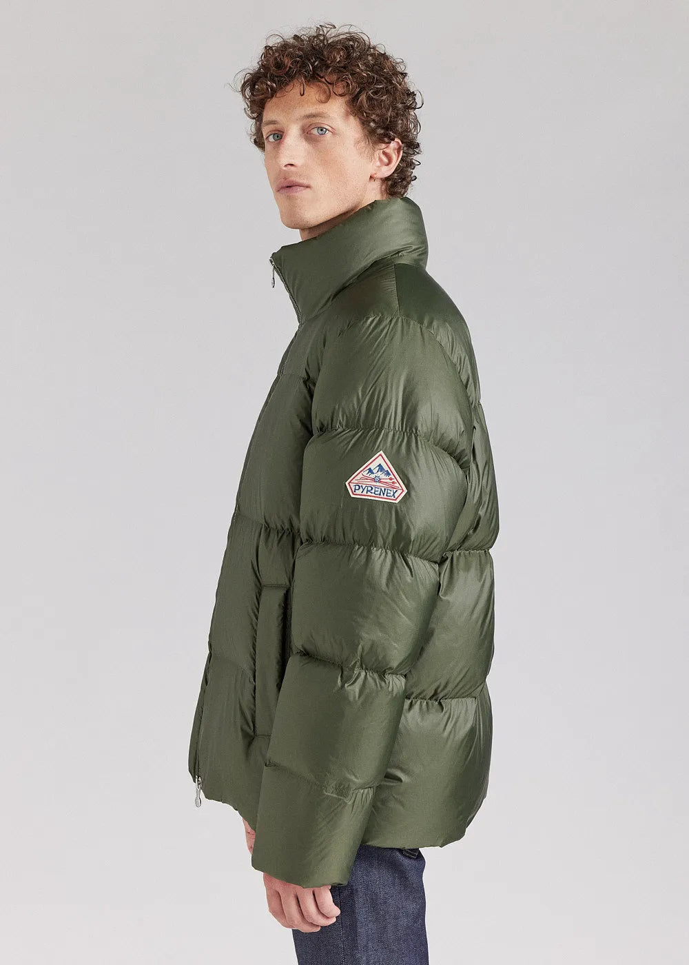 Unisex down jacket Pyrenex Shift in matte fabric Deep khaki